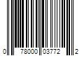 Barcode Image for UPC code 078000037722. Product Name: Sunkist Growers  Inc.  USA by Dr Pepper/Seven Up  Inc Sunkist Caffeine Free Watermelon Lemonade Soda Pop  12 fl oz  12 Pack Cans