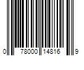 Barcode Image for UPC code 078000148169