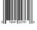 Barcode Image for UPC code 078041227618