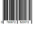 Barcode Image for UPC code 0780872520072