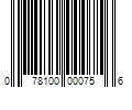 Barcode Image for UPC code 078100000756