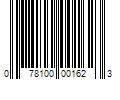 Barcode Image for UPC code 078100001623