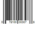 Barcode Image for UPC code 078100003078