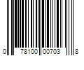 Barcode Image for UPC code 078100007038