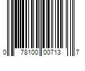 Barcode Image for UPC code 078100007137