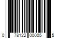 Barcode Image for UPC code 078122000055