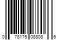 Barcode Image for UPC code 078175088086. Product Name: Mothers 08808 PowerPlastic 4Lights Plastic Polish (8 oz)