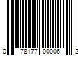 Barcode Image for UPC code 078177000062