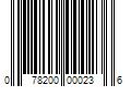 Barcode Image for UPC code 078200000236