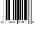 Barcode Image for UPC code 078200000410