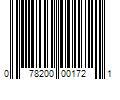 Barcode Image for UPC code 078200001721