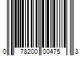 Barcode Image for UPC code 078200004753