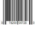 Barcode Image for UPC code 078200007280