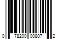 Barcode Image for UPC code 078200008072