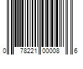 Barcode Image for UPC code 078221000086