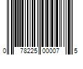 Barcode Image for UPC code 078225000075