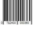 Barcode Image for UPC code 0782400000360. Product Name: Beauty Serivice Pro Baby Don t Be Bald - Triple Strength Thickening Shampoo