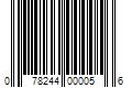 Barcode Image for UPC code 078244000056