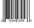 Barcode Image for UPC code 078254030586