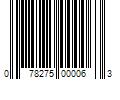 Barcode Image for UPC code 078275000063