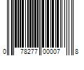 Barcode Image for UPC code 078277000078