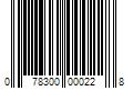 Barcode Image for UPC code 078300000228. Product Name: Dr Fresh Inc Tek Pro Toothbrush Medium Angled - each