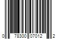 Barcode Image for UPC code 078300070122