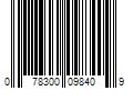 Barcode Image for UPC code 078300098409