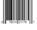 Barcode Image for UPC code 078314211757