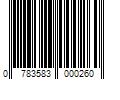 Barcode Image for UPC code 0783583000260