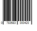 Barcode Image for UPC code 0783583000420