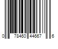 Barcode Image for UPC code 078460446676