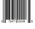 Barcode Image for UPC code 078471000065