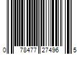 Barcode Image for UPC code 078477274965