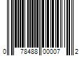 Barcode Image for UPC code 078488000072