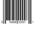 Barcode Image for UPC code 078489000071