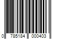 Barcode Image for UPC code 0785184000403