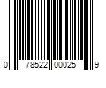 Barcode Image for UPC code 078522000259