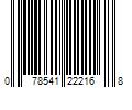 Barcode Image for UPC code 078541222168