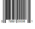 Barcode Image for UPC code 078581000061