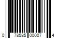 Barcode Image for UPC code 078585000074