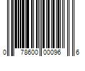 Barcode Image for UPC code 078600000966