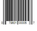 Barcode Image for UPC code 078601000057