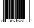 Barcode Image for UPC code 078612000077