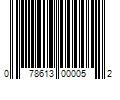 Barcode Image for UPC code 078613000052
