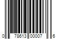 Barcode Image for UPC code 078613000076