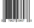 Barcode Image for UPC code 078627036078