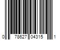 Barcode Image for UPC code 078627043151