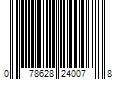 Barcode Image for UPC code 078628240078