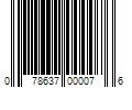 Barcode Image for UPC code 078637000076